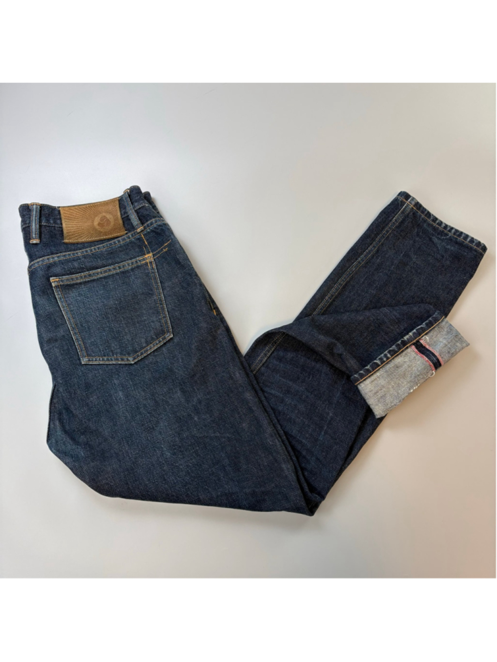 3sixteen Jeans 33 Blue Selvedge Raw Japanese Denim Taper Quiet Luxury USA Made